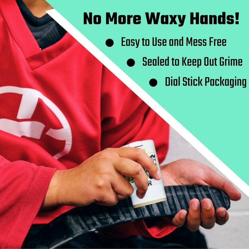 Mona Brands Elite Hockey Stick Wax for Ace Hockey Players | Premium Blade Protection | Improved Puck Control | Prevents Ice Buildup and Soggy Blade Tape - Image 2